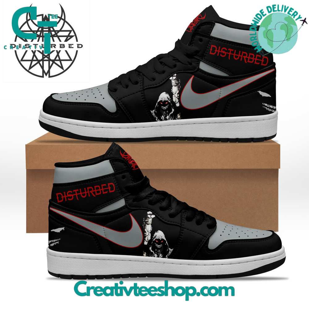 Ideafootwear Disturbed AJ1 High Sneakers Shoes For Men And Women 4
