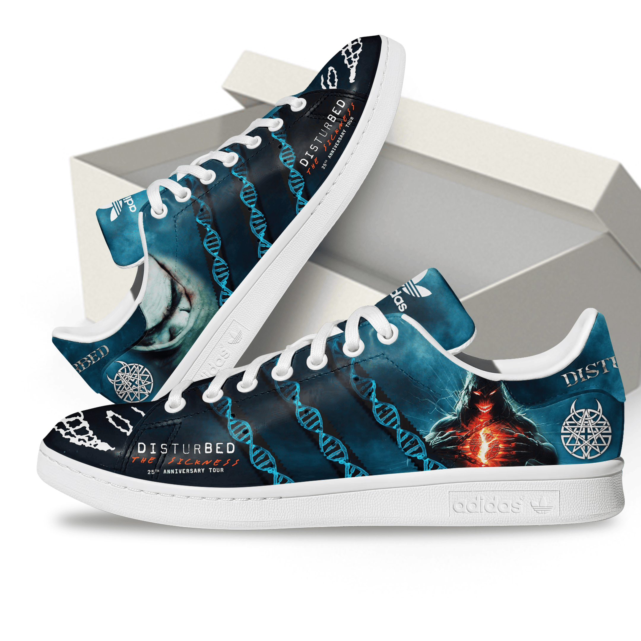 Ideafootwear Disturbed Skate Stan Shoes Sneakes For Men And Women 1