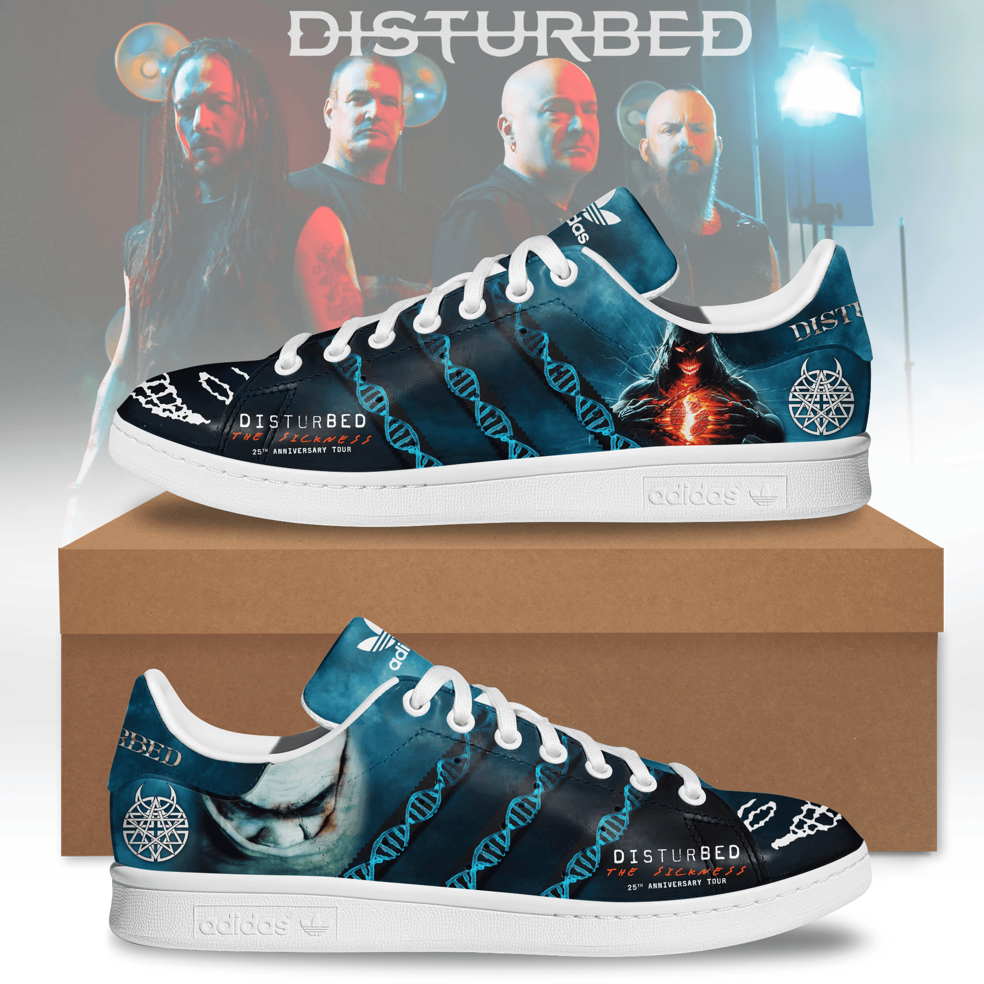 Ideafootwear Disturbed Skate Stan Shoes Sneakes For Men And Women 1