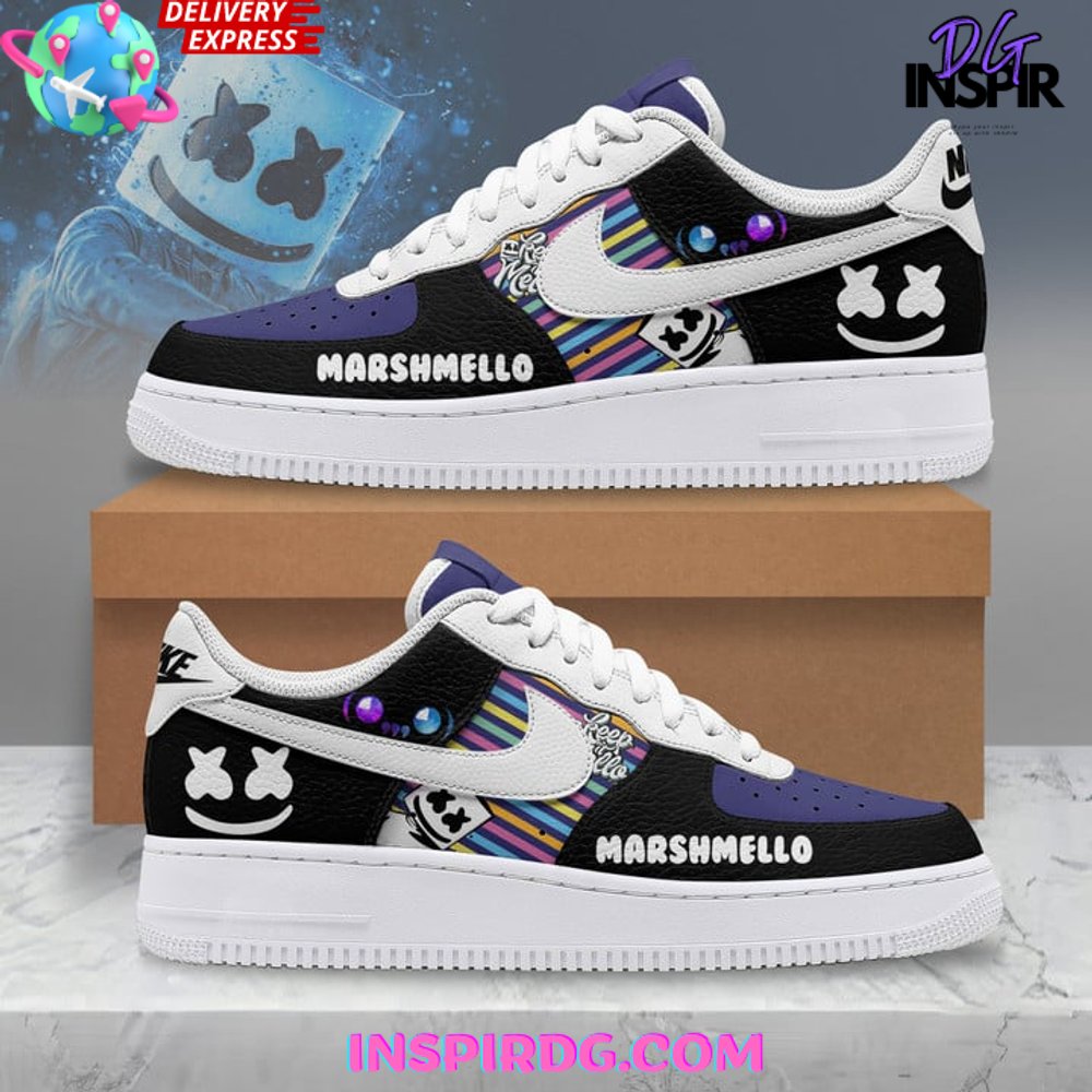 Ideafootwear DJ Marshmello Air Low-Top Sneakers Shoes For Men And Women 1