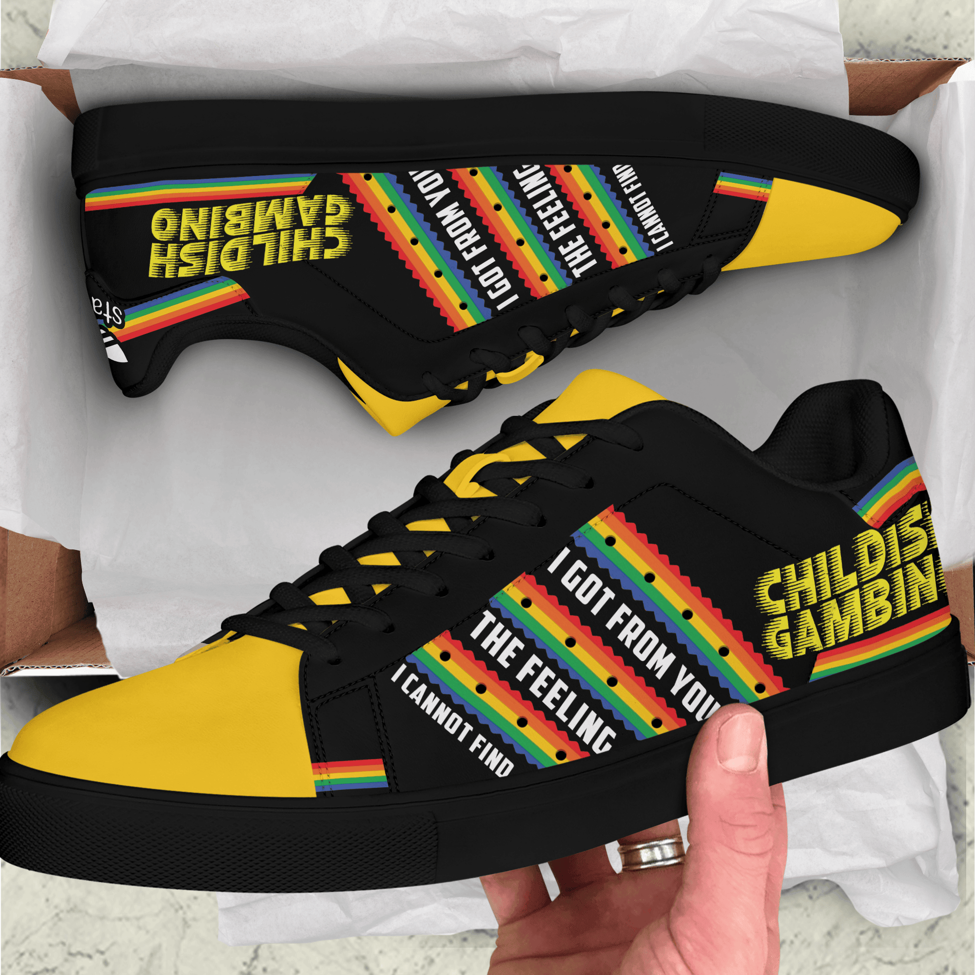 Ideafootwear Donald Glover Skate Stan Shoes Sneakes For Men And Women 1