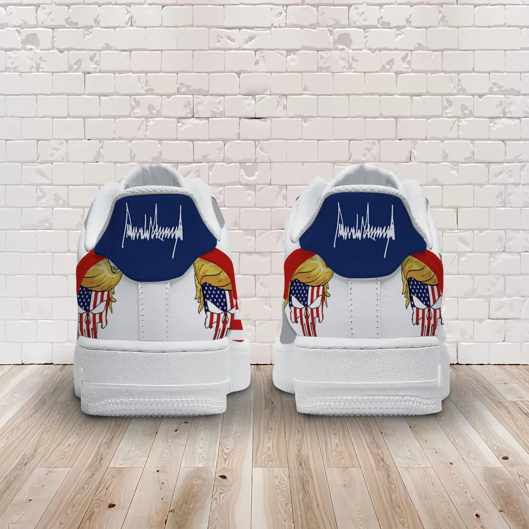 Ideafootwear Donald Trump Air Low-Top Sneakers Shoes For Men And Women 2