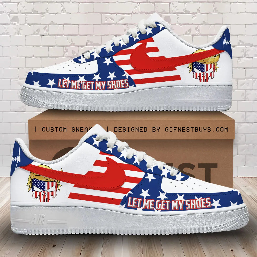 Ideafootwear Donald Trump Air Low-Top Sneakers Shoes For Men And Women 2