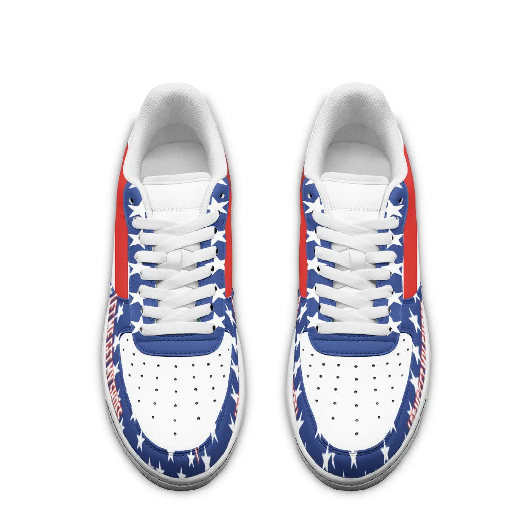 Ideafootwear Donald Trump Air Low-Top Sneakers Shoes For Men And Women 2