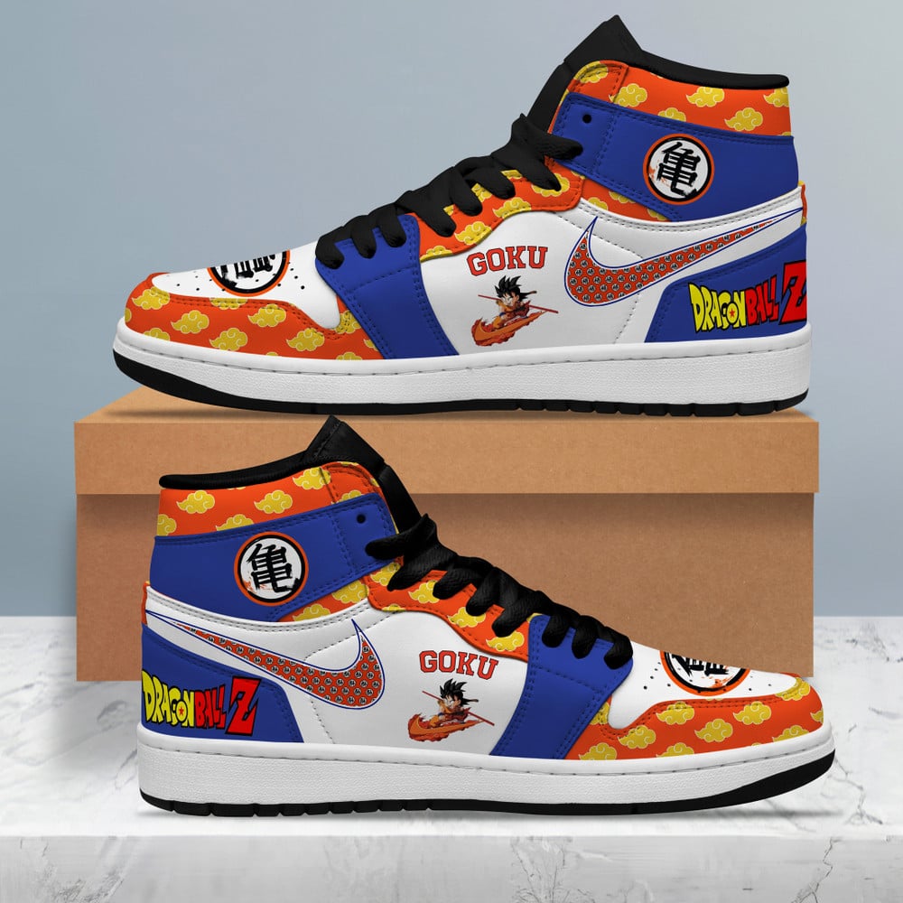 Ideafootwear Dragon Ball AJ1 High Sneakers Shoes For Men And Women 13