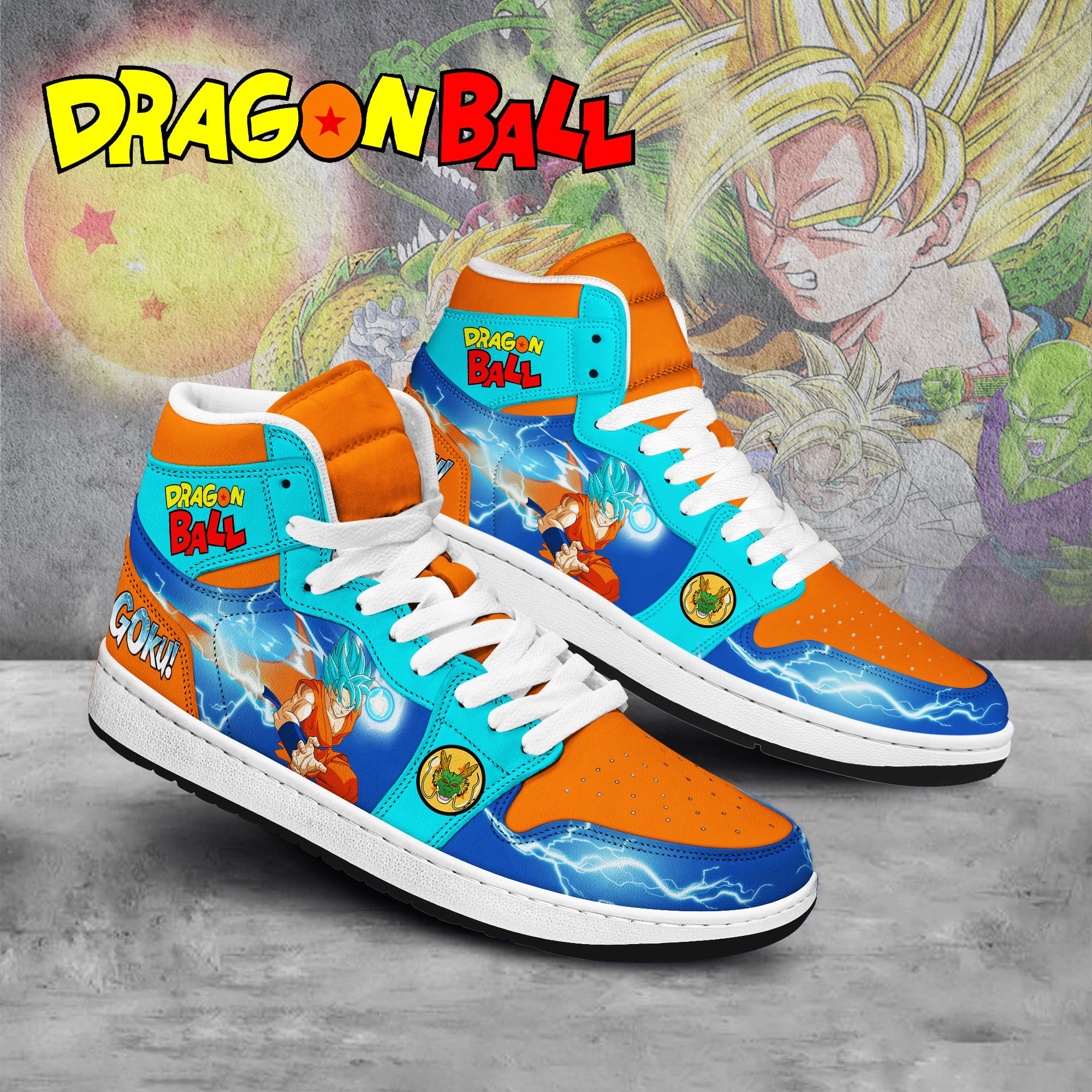 Ideafootwear Dragon Ball AJ1 High Sneakers Shoes For Men And Women 25