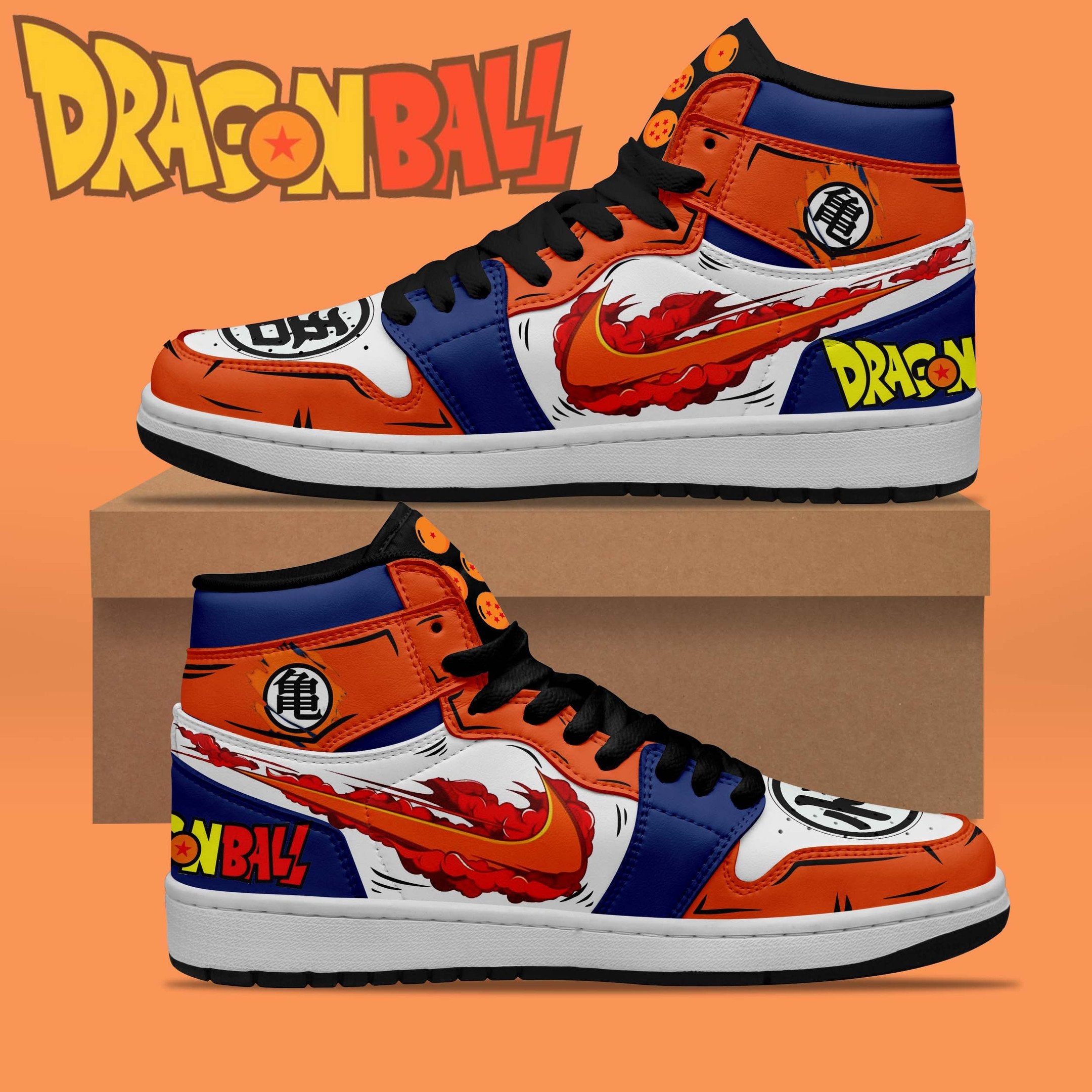 Ideafootwear Dragon Ball AJ1 High Sneakers Shoes For Men And Women 32