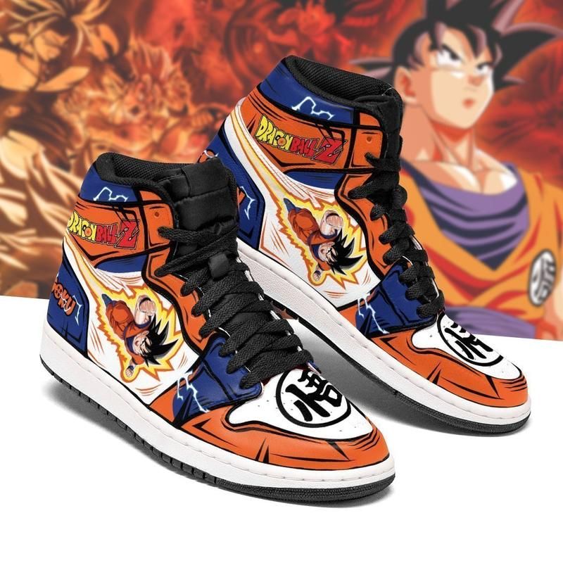 Ideafootwear Dragon Ball Z AJ1 High Sneakers Shoes For Men And Women 7