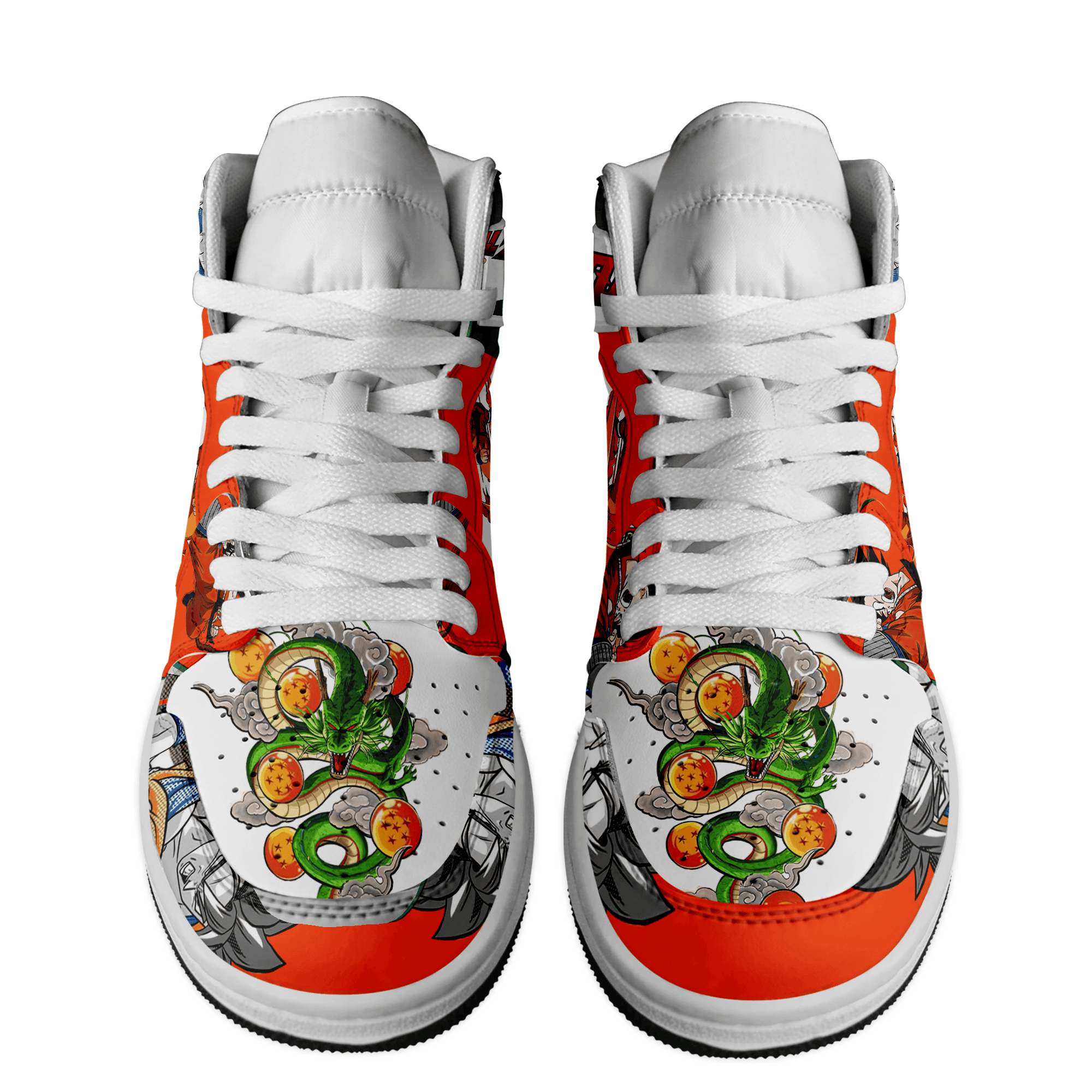 Ideafootwear Dragon Ball Z AJ1 High Sneakers Shoes For Men And Women 10