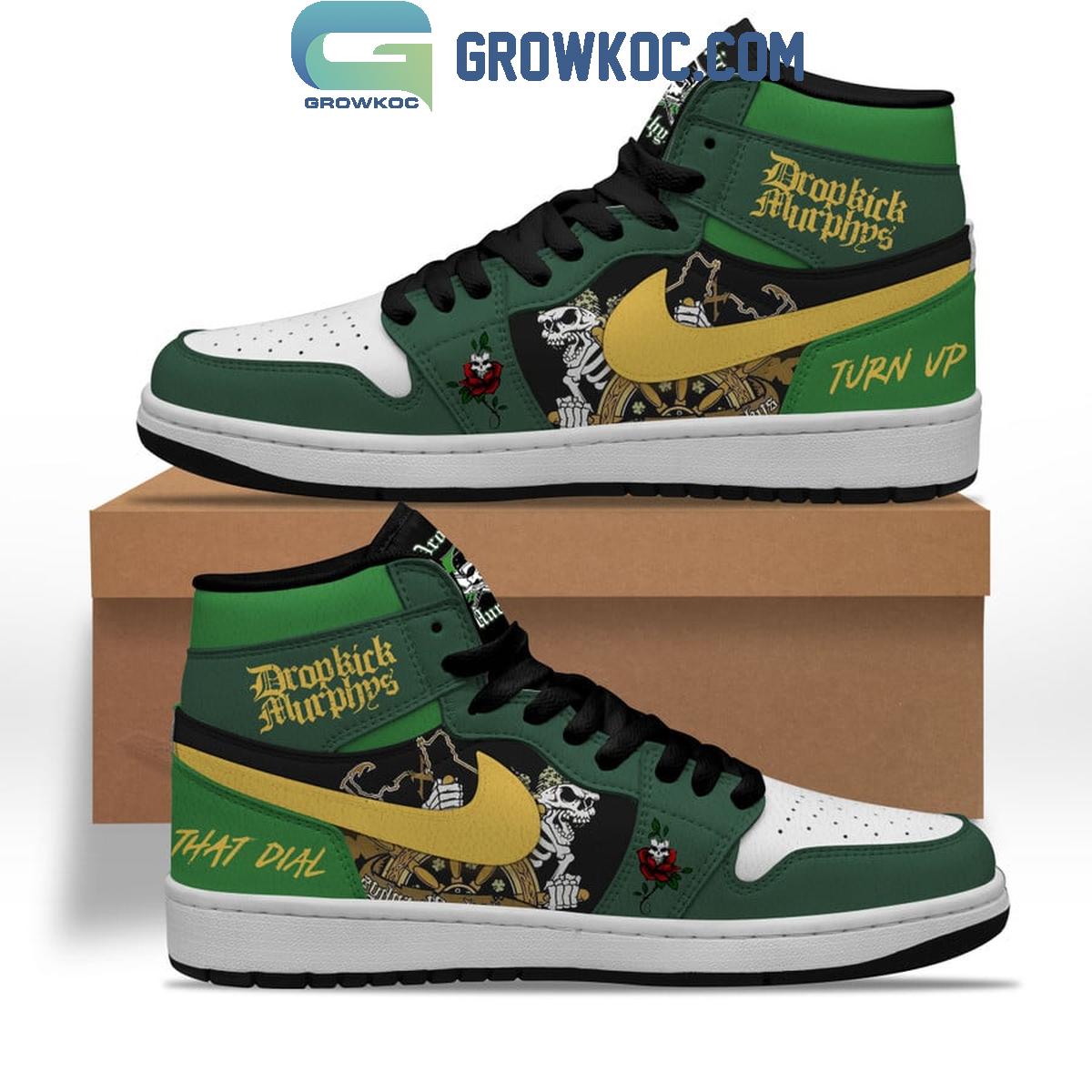 Ideafootwear Dropkick Murphys AJ1 High Sneakers Shoes For Men And Women 2