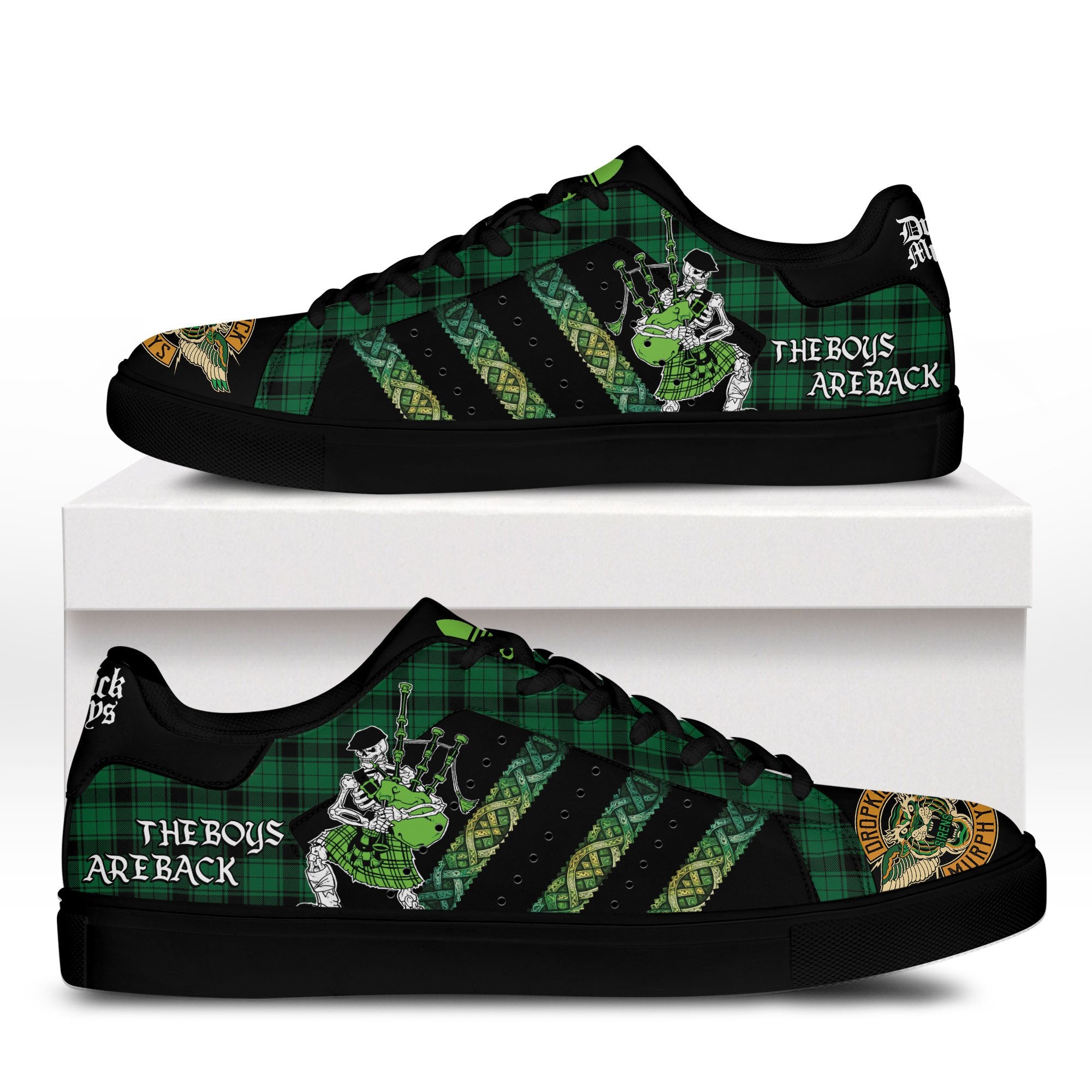 Ideafootwear Dropkick Murphys Skate Stan Shoes Sneakes For Men And Women 1
