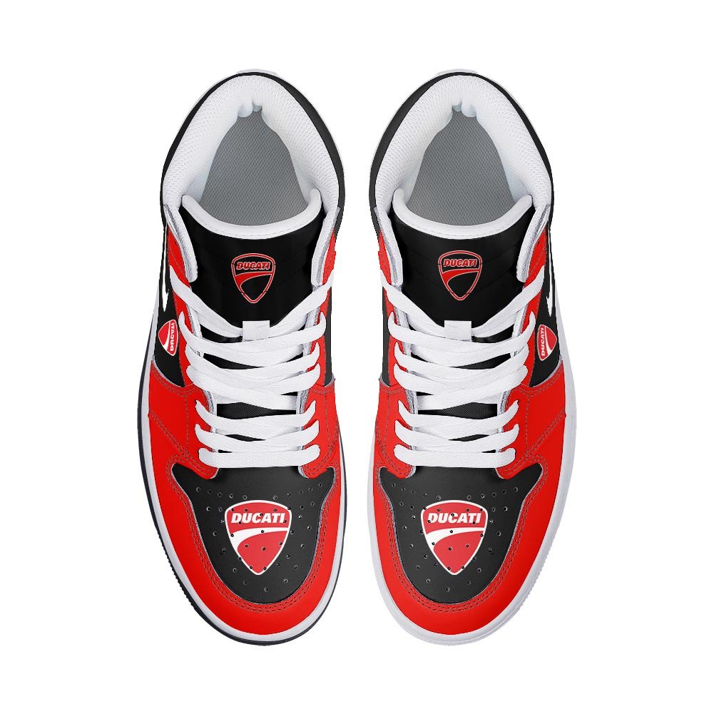 Ideafootwear Ducati AJ1 High Sneakers Shoes For Men And Women 1