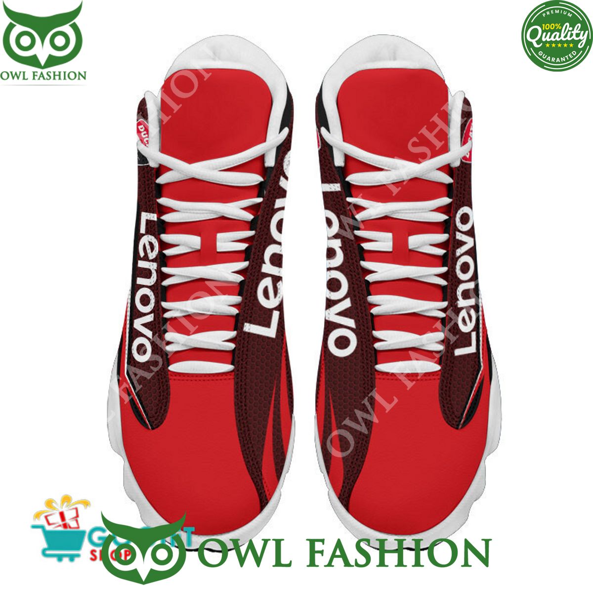 Ideafootwear Ducati Lenovo AJ13 Sneakers Shoes For Men And Women 1