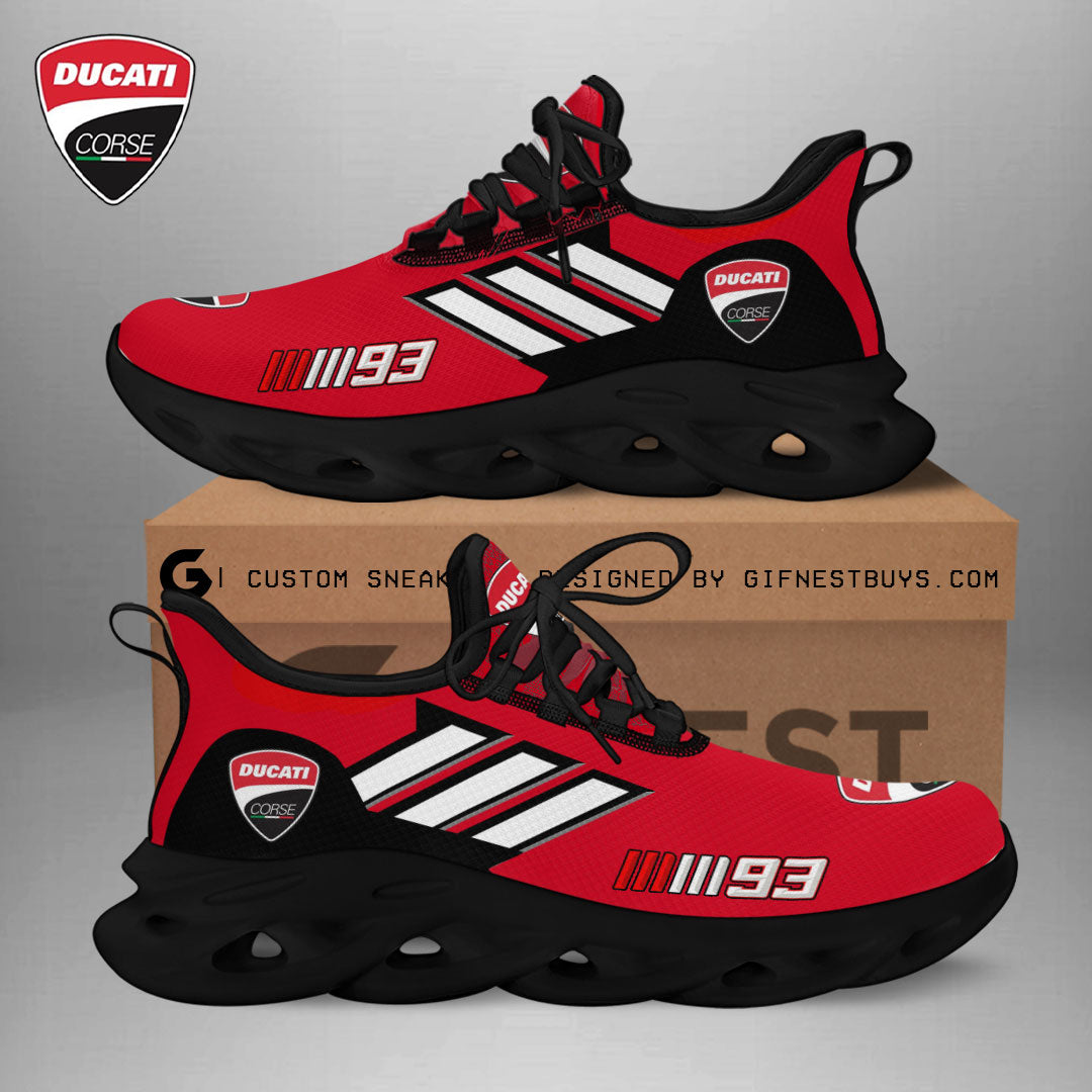 Ideafootwear Ducati Lenovo Team x Marc Marquez Max Soul Shoes Sneakers For Men And Women 1