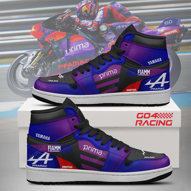 Ideafootwear Ducati Racing Factory AJ1 High Sneakers Shoes For Men And Women 2