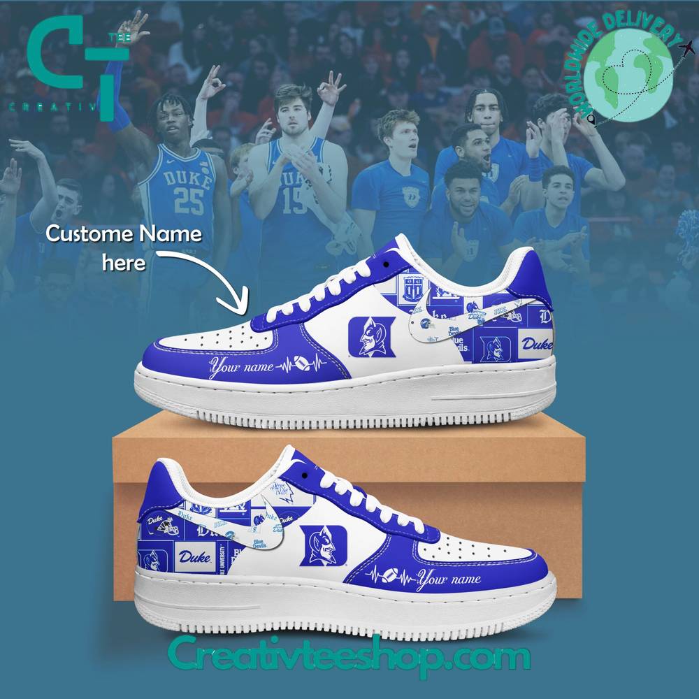 Ideafootwear Duke Blue Devils Air Low-Top Sneakers Shoes For Men And Women 4
