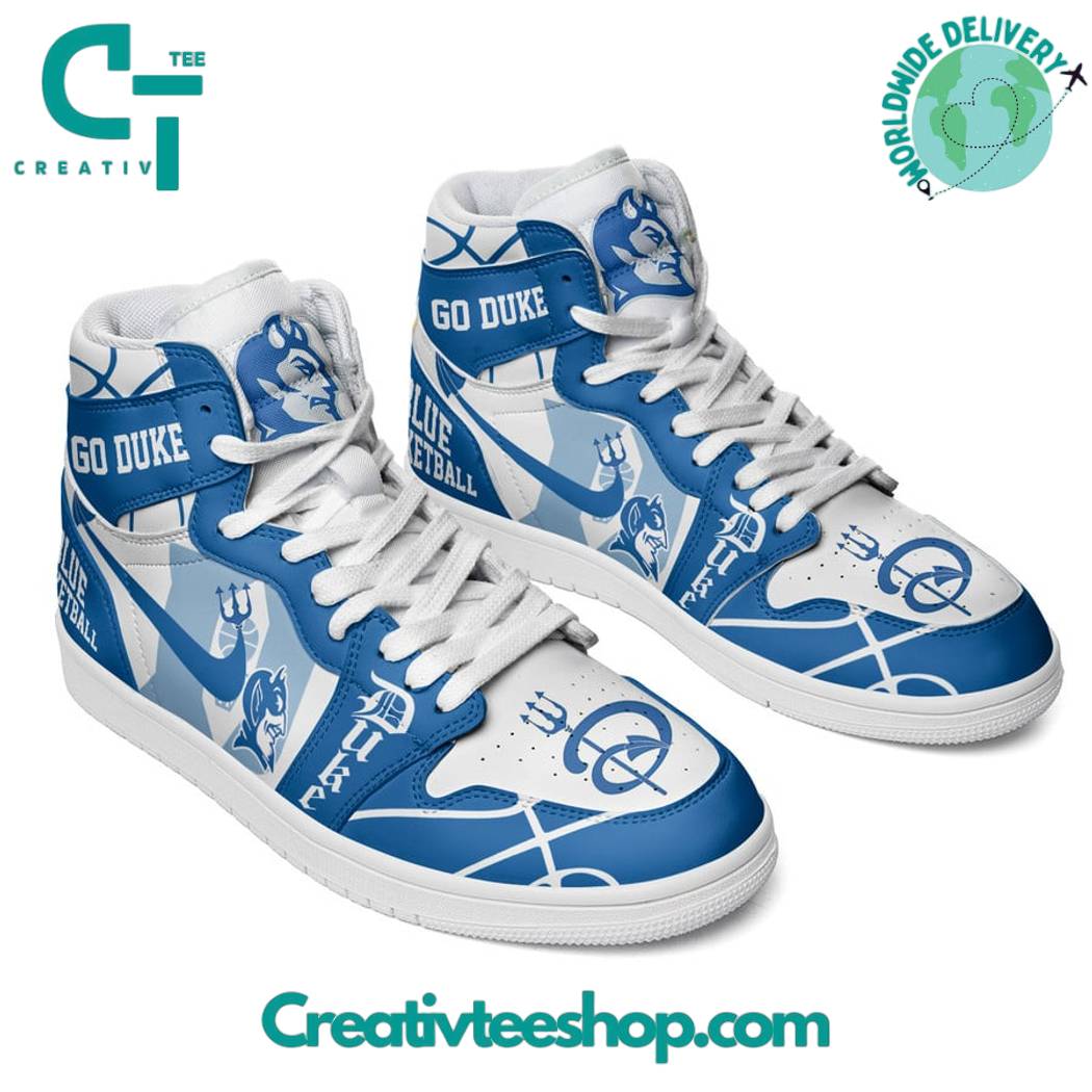 Ideafootwear Duke Blue Devils AJ1 High Sneakers Shoes For Men And Women 4