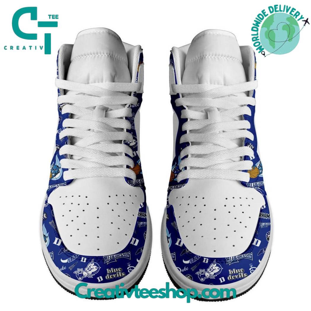 Ideafootwear Duke Blue Devils AJ1 High Sneakers Shoes For Men And Women 3