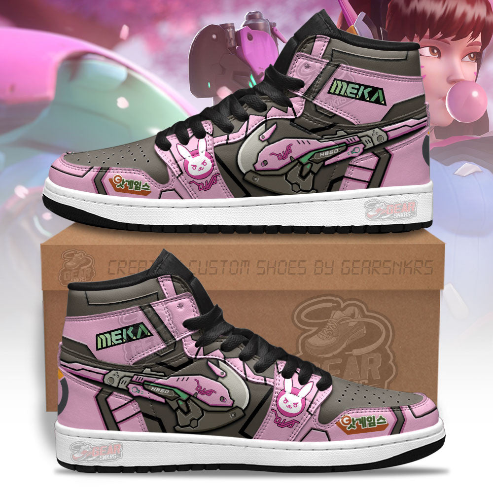 Ideafootwear D.Va Overwatch AJ1 High Sneakers Shoes For Men And Women 1