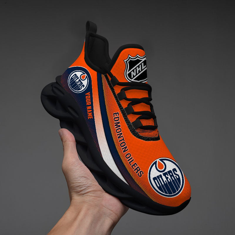 Ideafootwear Edmonton Oilers Max Soul Shoes Sneakers For Men And Women 1