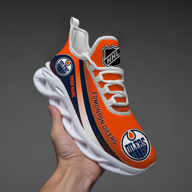 Ideafootwear Edmonton Oilers Max Soul Shoes Sneakers For Men And Women 1