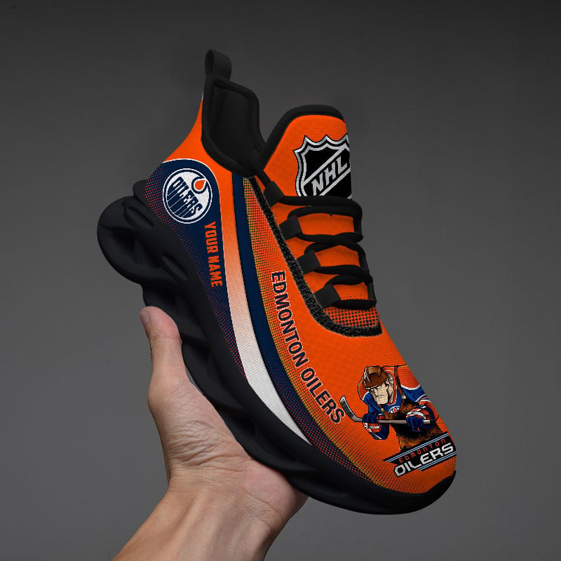 Ideafootwear Edmonton Oilers Max Soul Shoes Sneakers For Men And Women 2