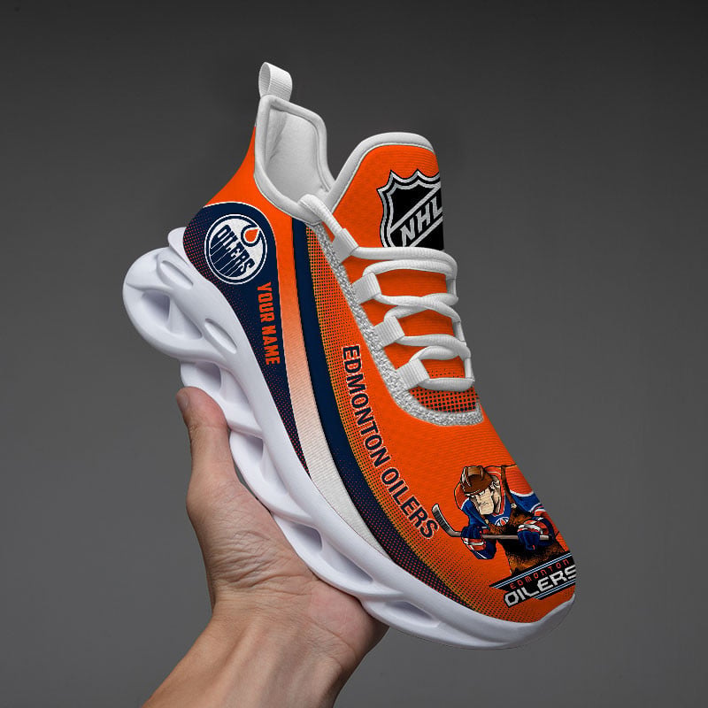 Ideafootwear Edmonton Oilers Max Soul Shoes Sneakers For Men And Women 2