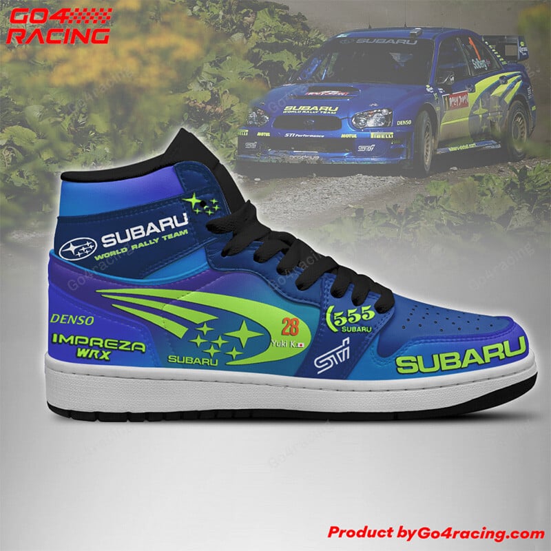 Ideafootwear Elfyn Evans Toyota Gazoo AJ1 High Sneakers Shoes For Men And Women 1