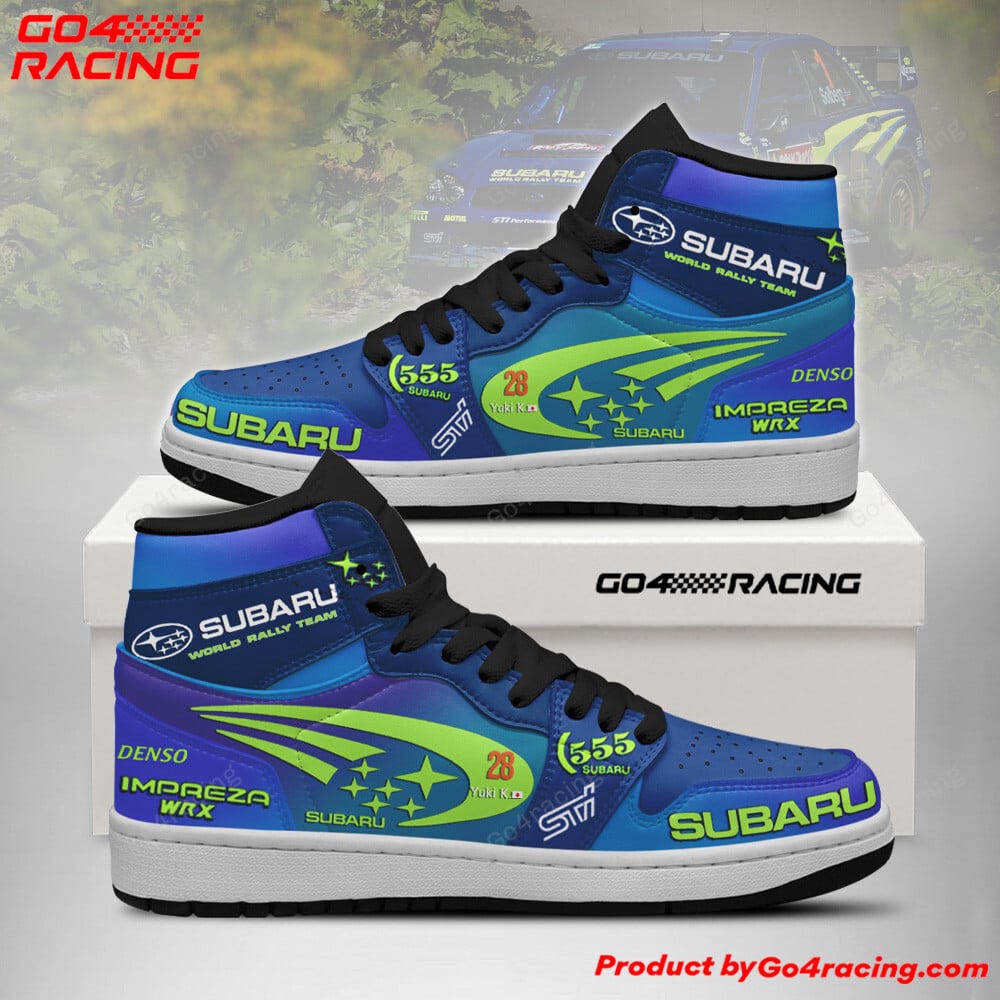 Ideafootwear Elfyn Evans Toyota Gazoo AJ1 High Sneakers Shoes For Men And Women 1