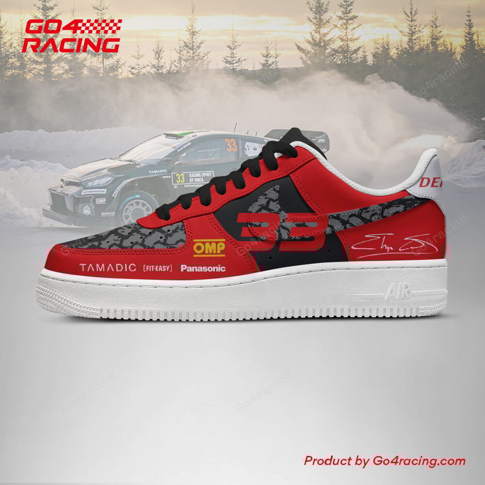 Ideafootwear Elfyn Evans Toyota Gazoo025 Air Low-Top Sneakers Shoes For Men And Women 1
