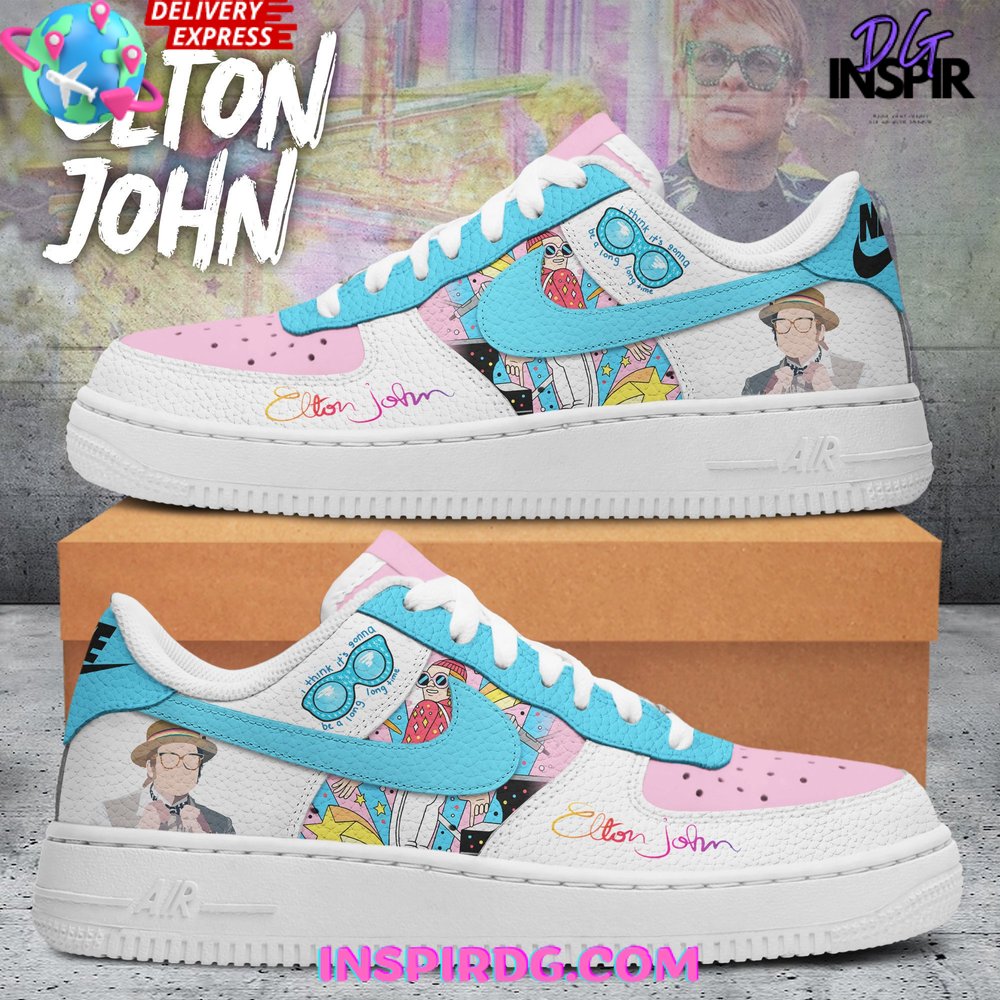 Ideafootwear Elton John Air Low-Top Sneakers Shoes For Men And Women 2