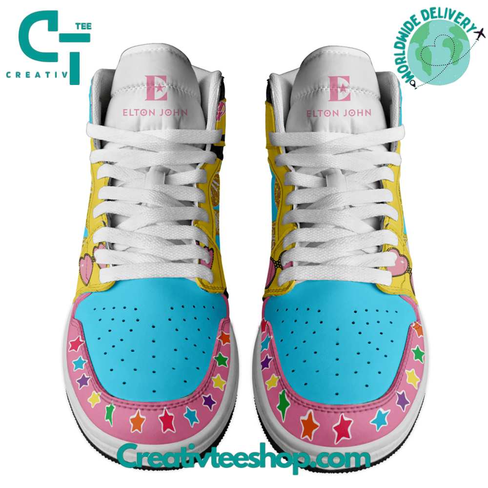 Ideafootwear Elton John AJ1 High Sneakers Shoes For Men And Women 1