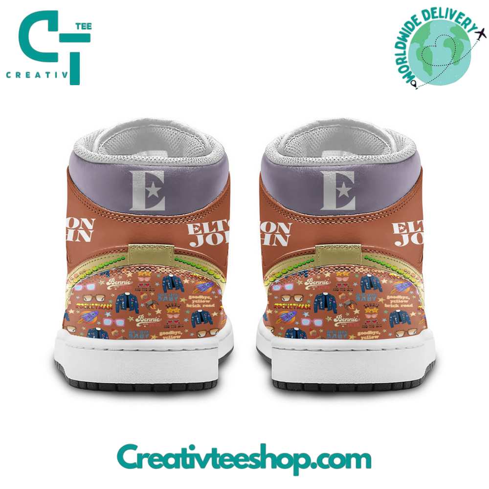 Ideafootwear Elton John AJ1 High Sneakers Shoes For Men And Women 2