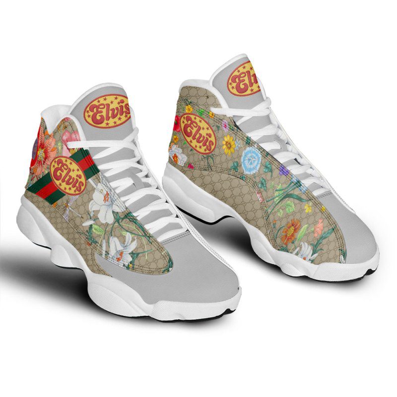 Ideafootwear Elvis Presley AJ13 Sneakers Shoes For Men And Women 5