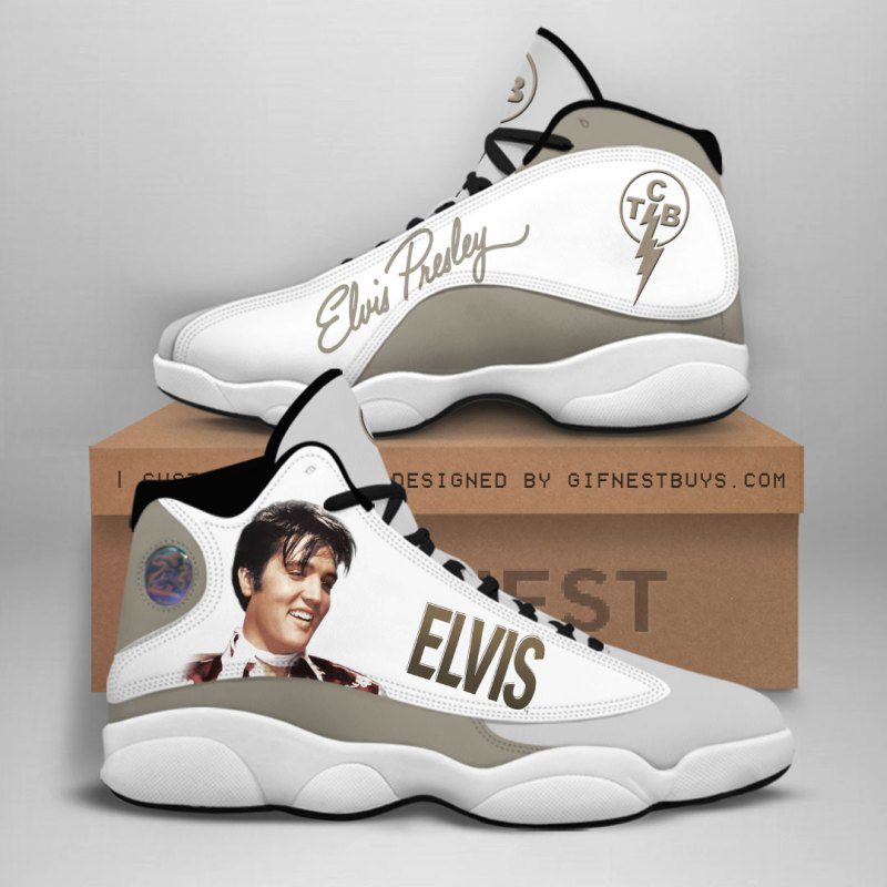 Ideafootwear Elvis Presley AJ13 Sneakers Shoes For Men And Women 1