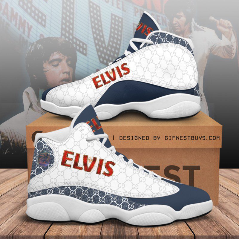 Ideafootwear Elvis Presley AJ13 Sneakers Shoes For Men And Women 3