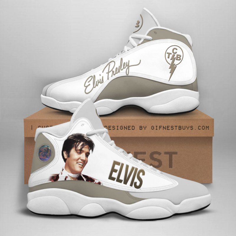 Ideafootwear Elvis Presley AJ13 Sneakers Shoes For Men And Women 1