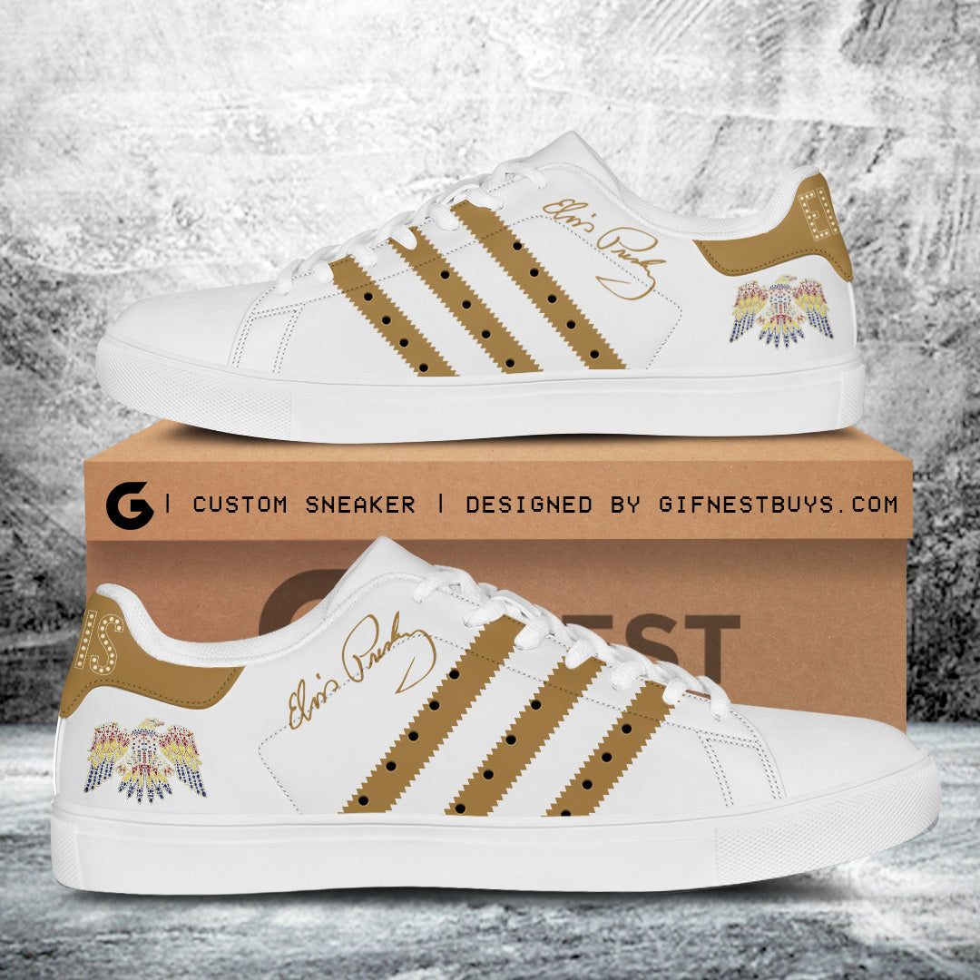 Ideafootwear Elvis Presley Skate Stan Shoes Sneakes For Men And Women 3