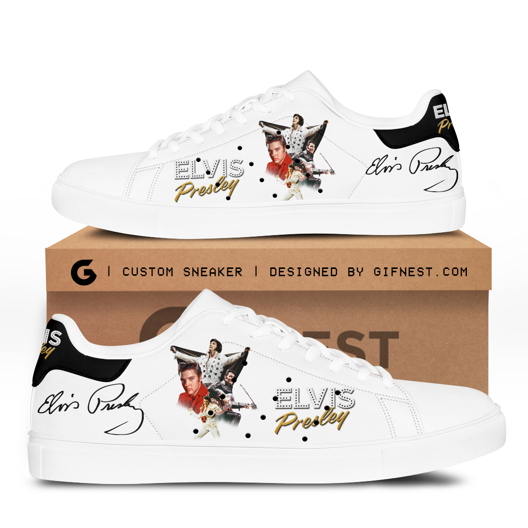 Ideafootwear Elvis Presley Skate Stan Shoes Sneakes For Men And Women 1