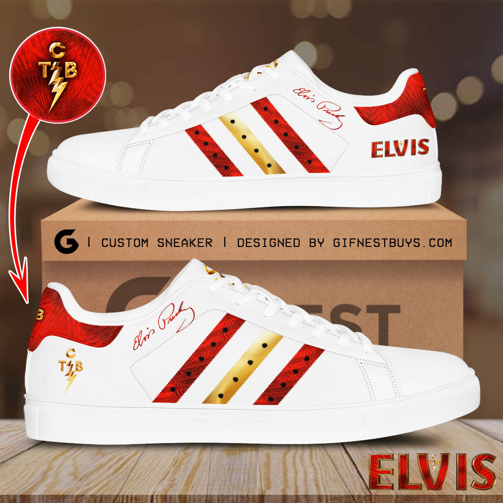 Ideafootwear Elvis Presley Skate Stan Shoes Sneakes For Men And Women 7