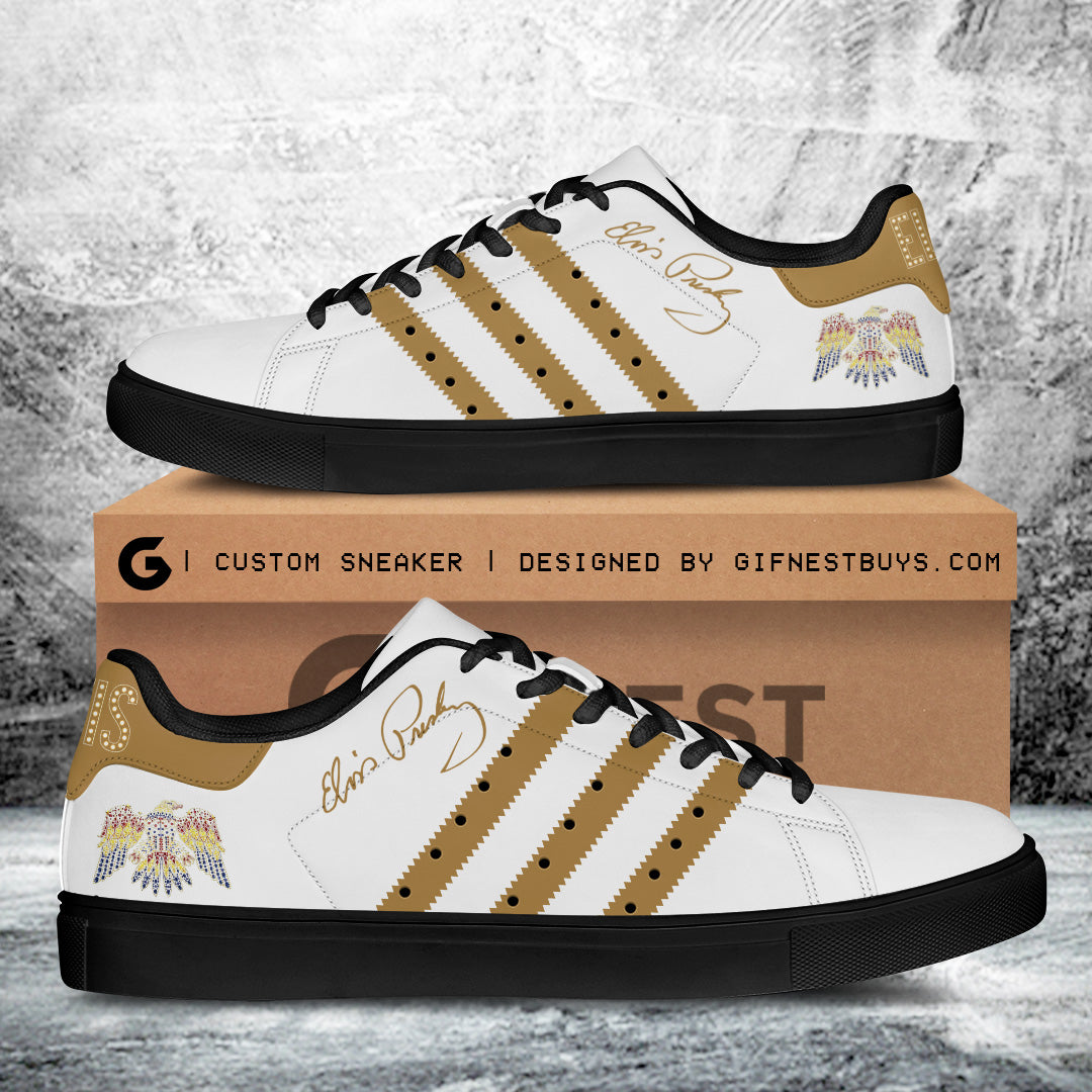 Ideafootwear Elvis Presley Skate Stan Shoes Sneakes For Men And Women 3