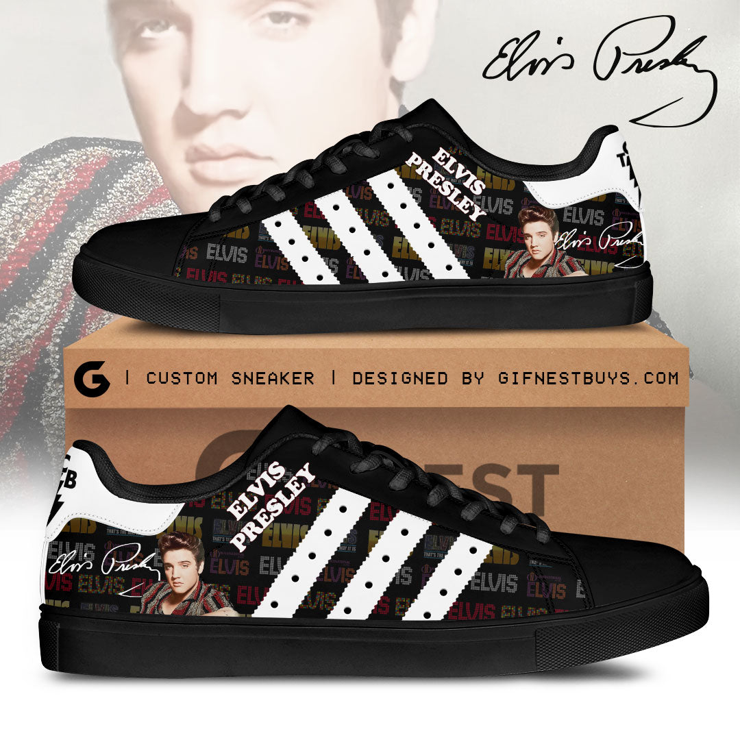 Ideafootwear Elvis Presley Skate Stan Shoes Sneakes For Men And Women 8