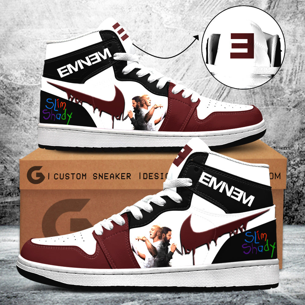 Ideafootwear Eminem AJ1 High Sneakers Shoes For Men And Women 8