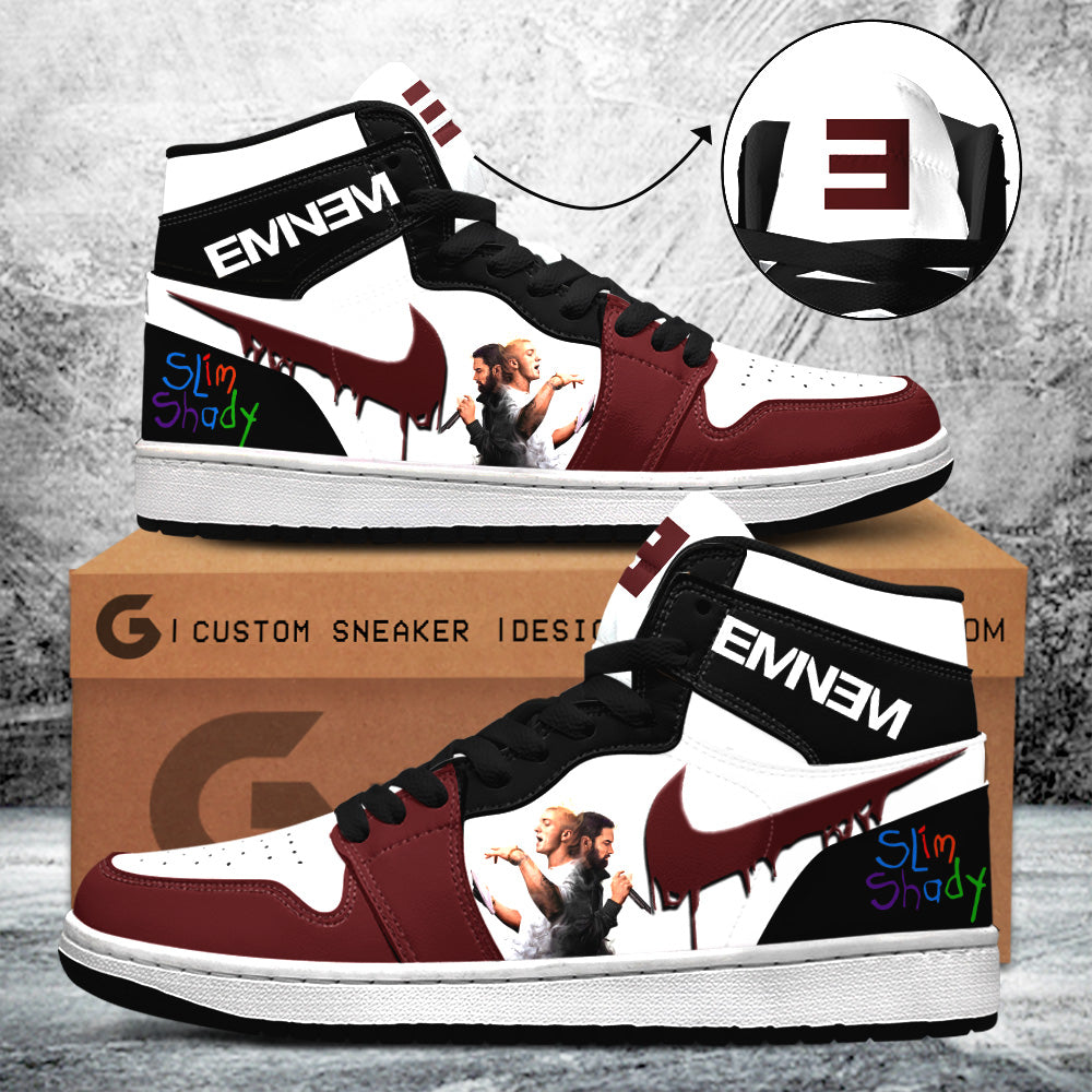 Ideafootwear Eminem AJ1 High Sneakers Shoes For Men And Women 2