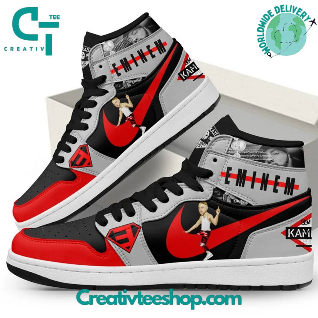 Ideafootwear Eminem AJ1 High Sneakers Shoes For Men And Women 19