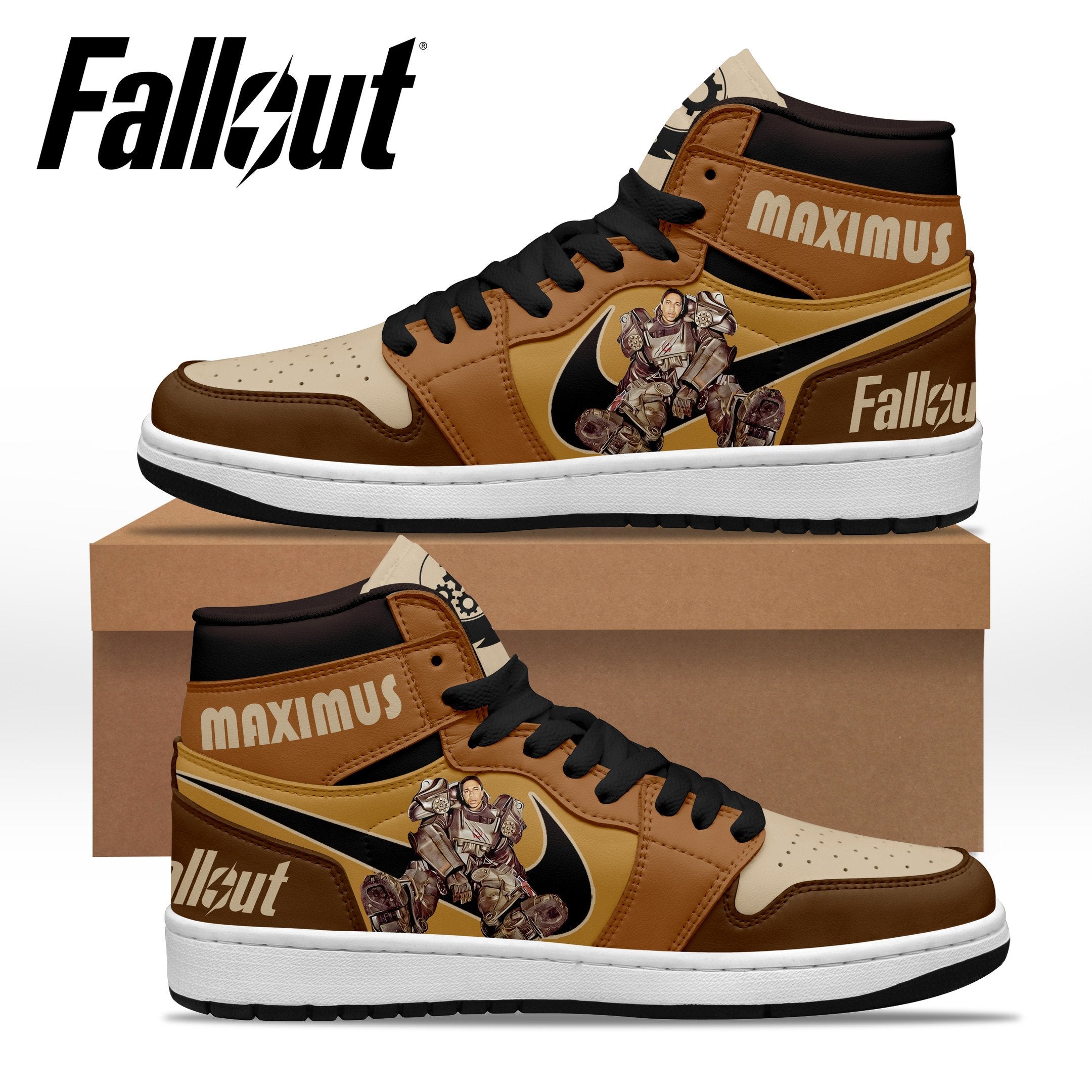 Ideafootwear Fallout AJ1 High Sneakers Shoes For Men And Women 10
