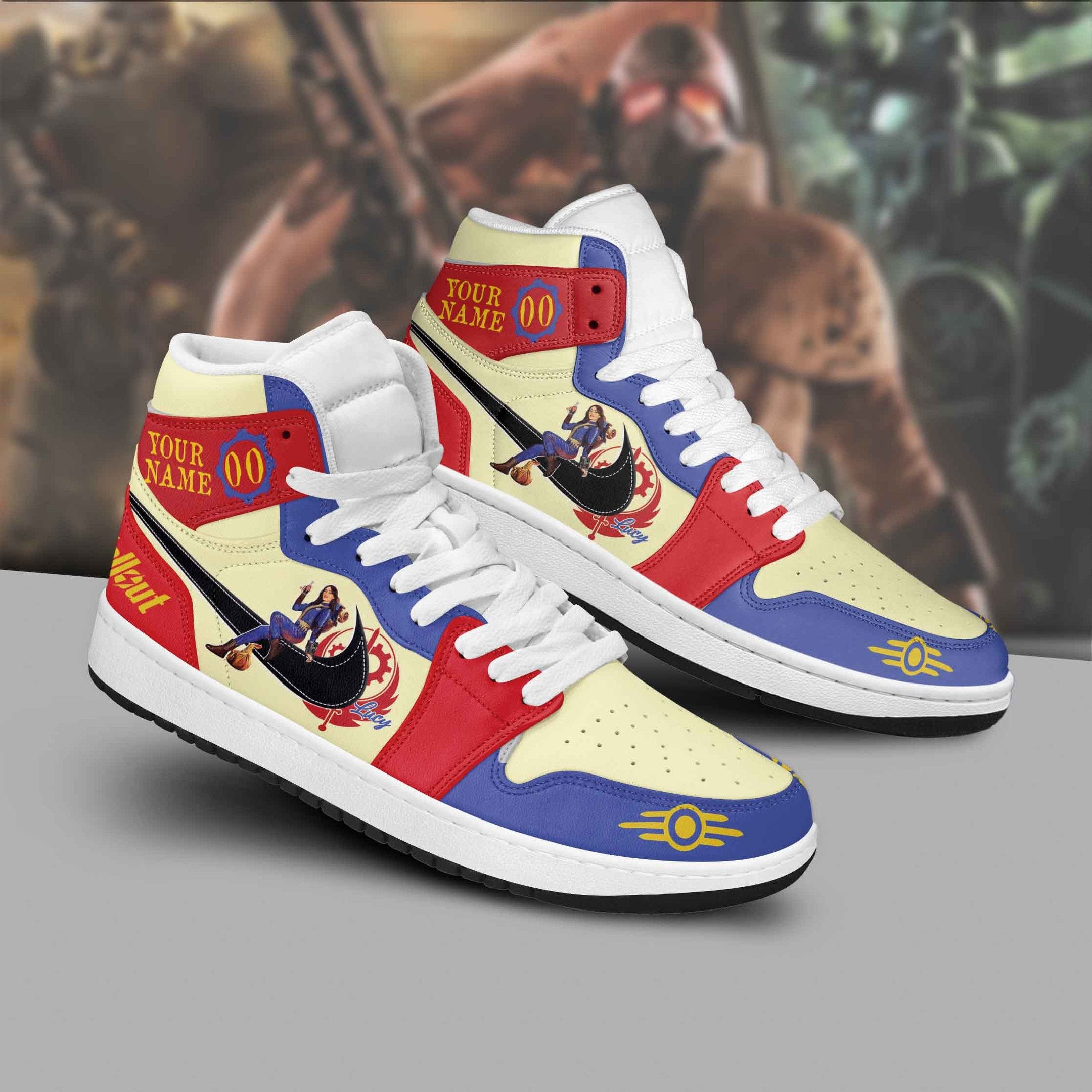 Ideafootwear Fallout AJ1 High Sneakers Shoes For Men And Women 5