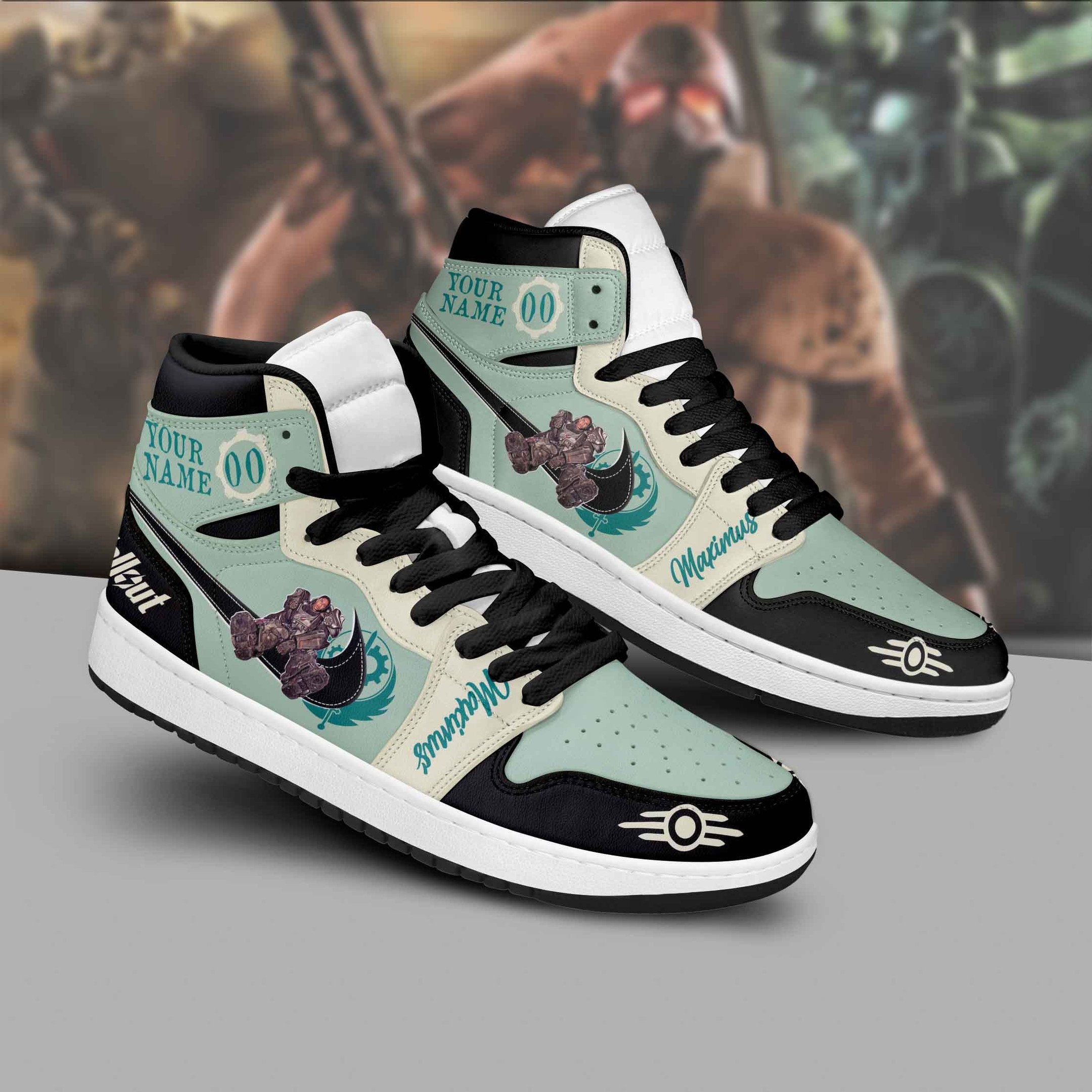 Ideafootwear Fallout AJ1 High Sneakers Shoes For Men And Women 6