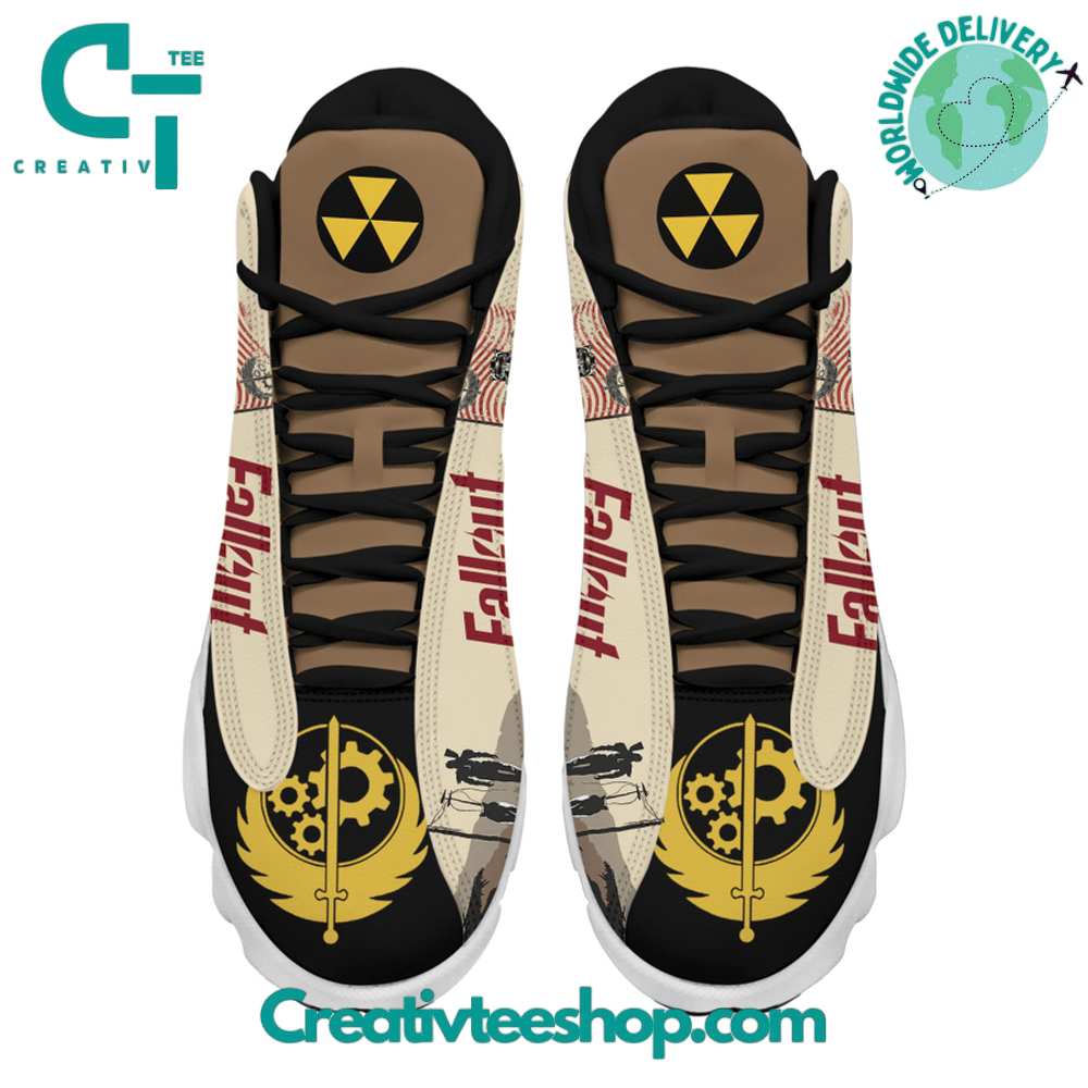 Ideafootwear Fallout Vault Tec AJ13 Sneakers Shoes For Men And Women 1