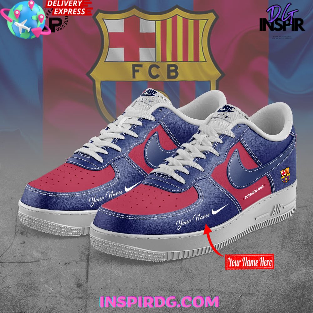 Ideafootwear FC Barcelona Air Low-Top Sneakers Shoes For Men And Women 2